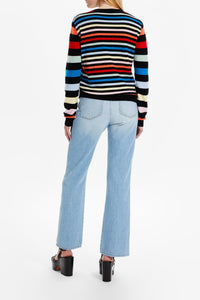 Pull Poorboy rayé en laine - Multicolor
