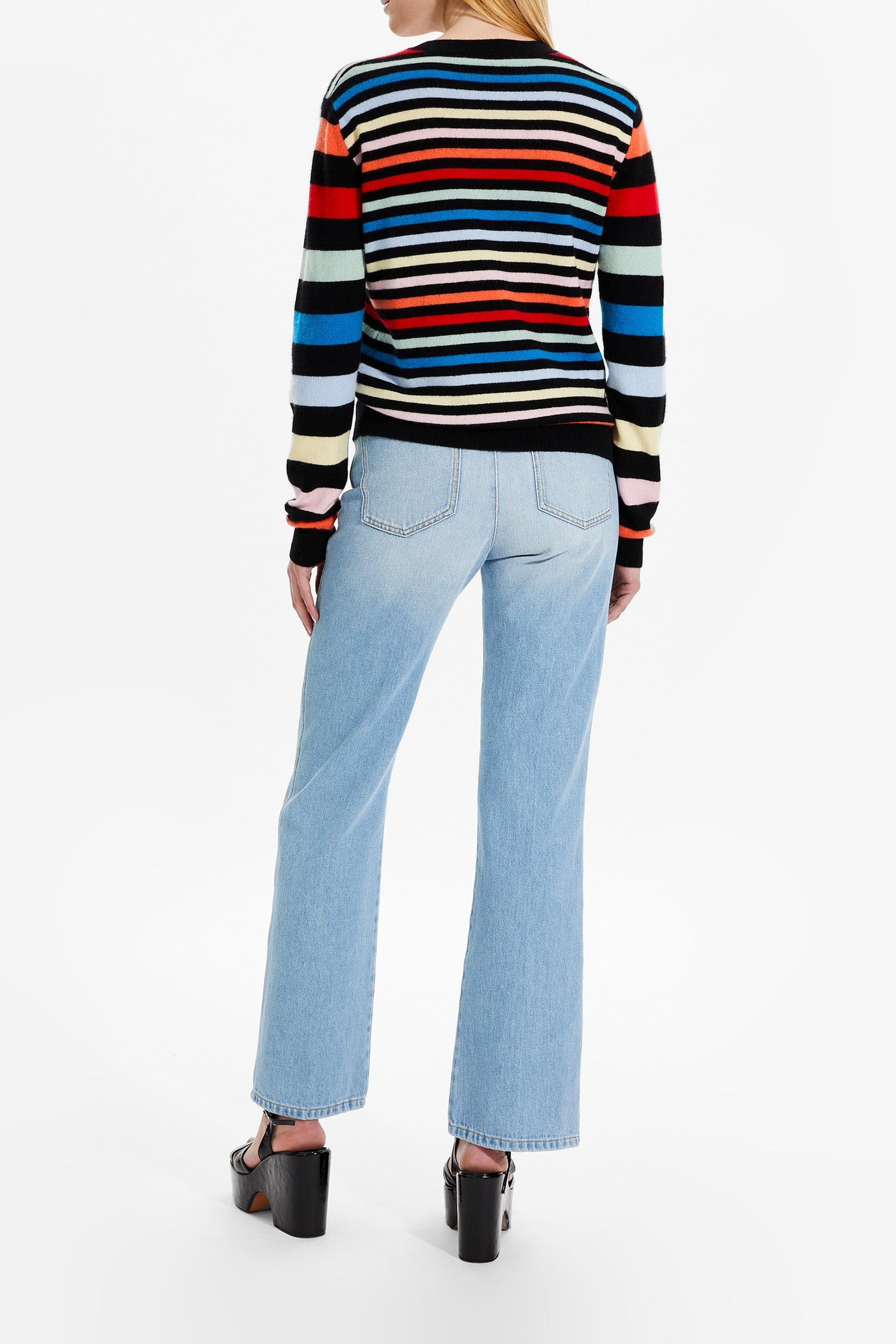 Pull Poorboy rayé en laine - Multicolor