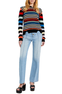 Pull Poorboy rayé en laine - Multicolor