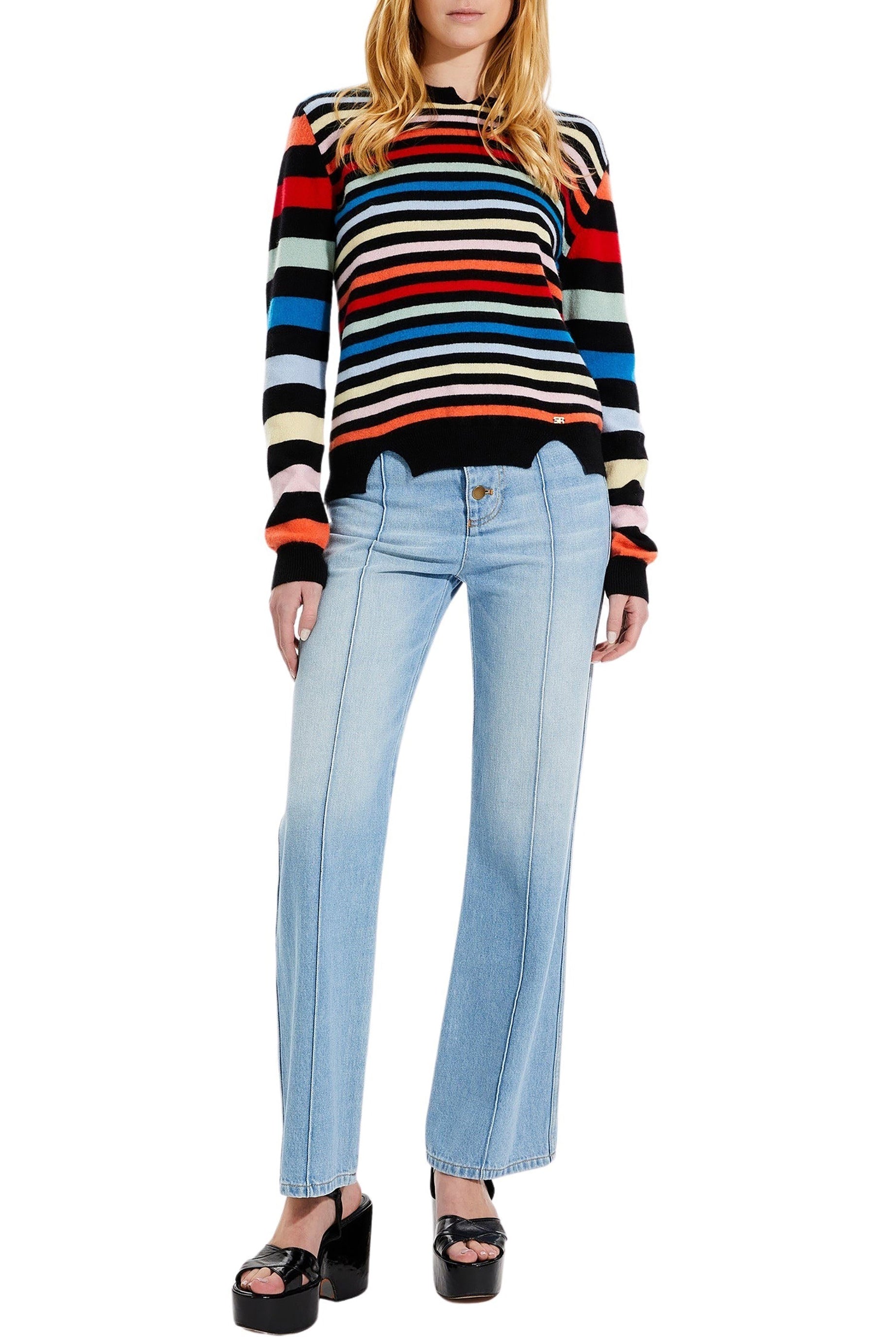 Pull Poorboy rayé en laine - Multicolor