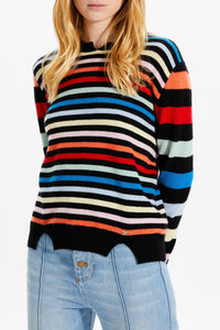 Pull Poorboy rayé en laine - Multicolor