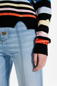 Pull Poorboy rayé en laine - Multicolor