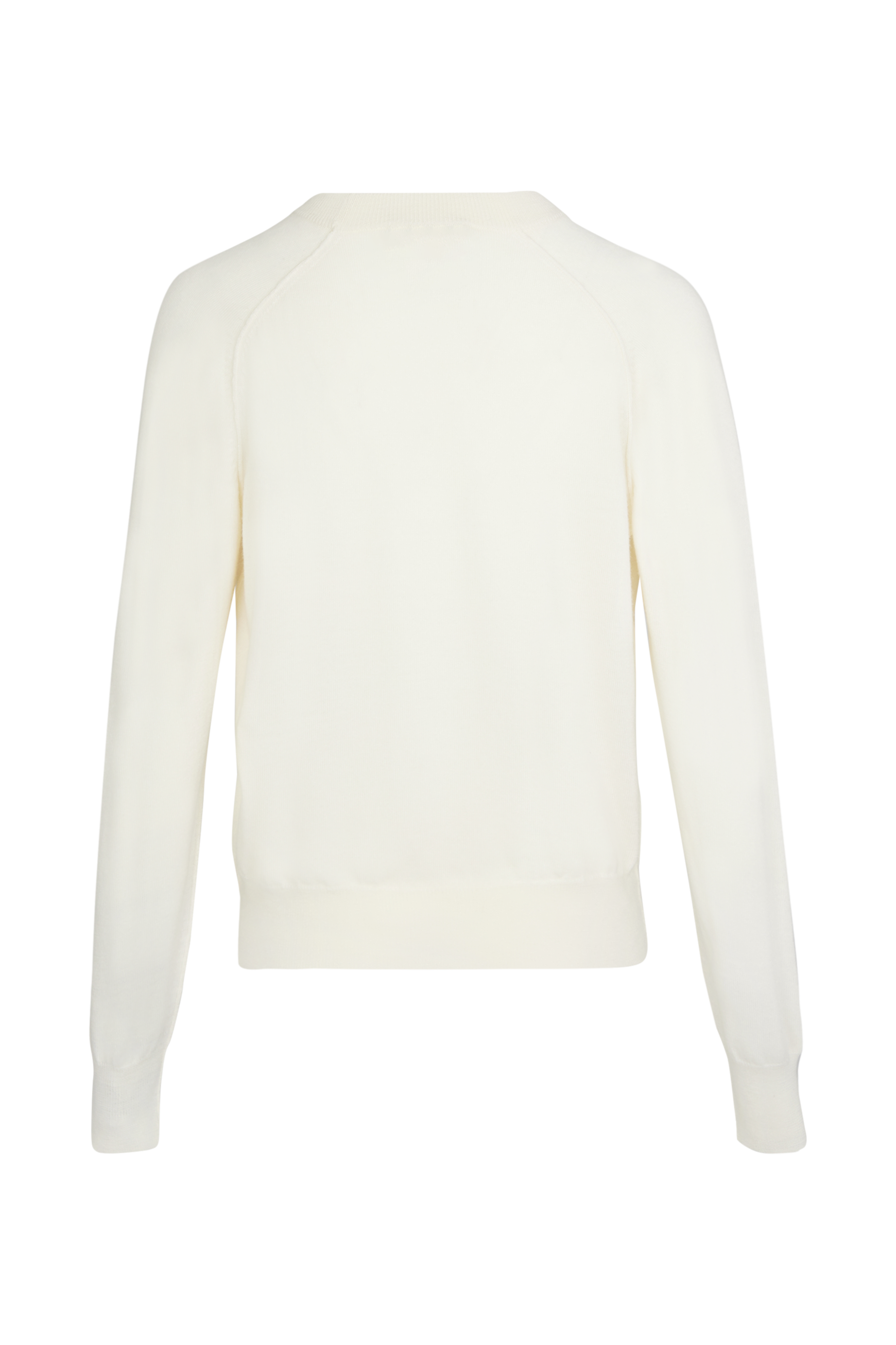 Pull à motifs en strass en laine - Blanc
