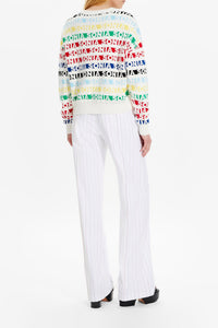 Pull Sonia rayé - Multicolor Blanc