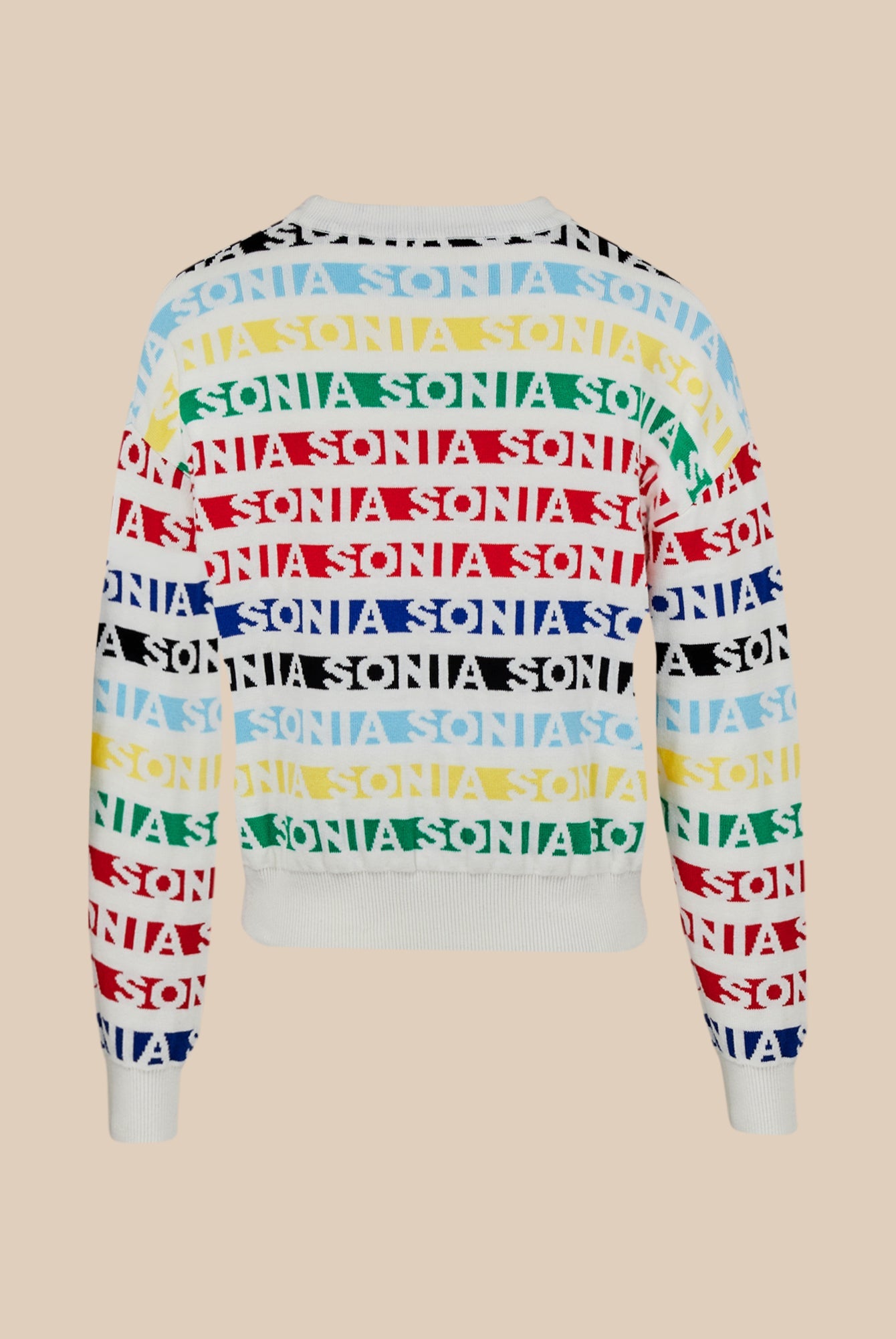 Pull Sonia rayé - Multicolor Blanc