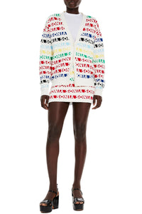 Cardigan Sonia rayé - Multicolor Blanc