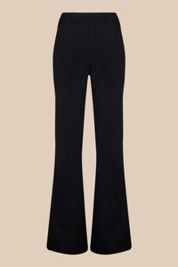 Pantalon flare fluide - Noir