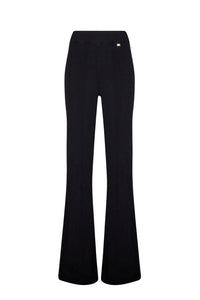 Pantalon flare fluide - Noir