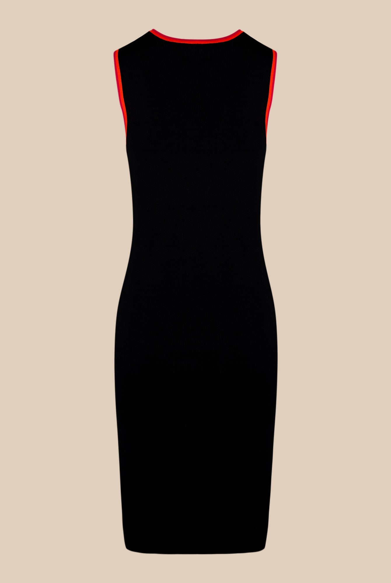 Robe avec détails colorés - Noir