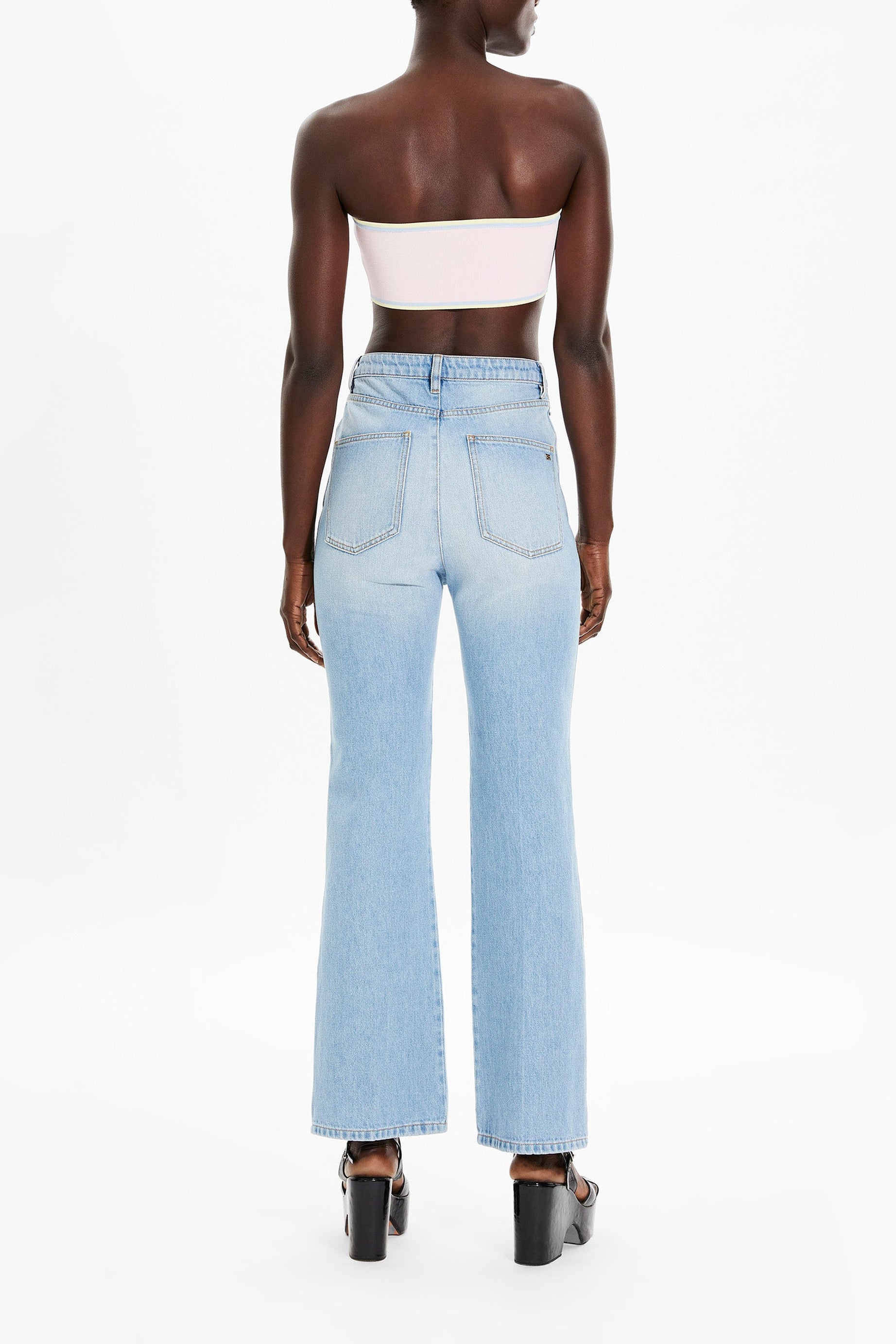 Bandeau avec bords contrastants - Baby Rose