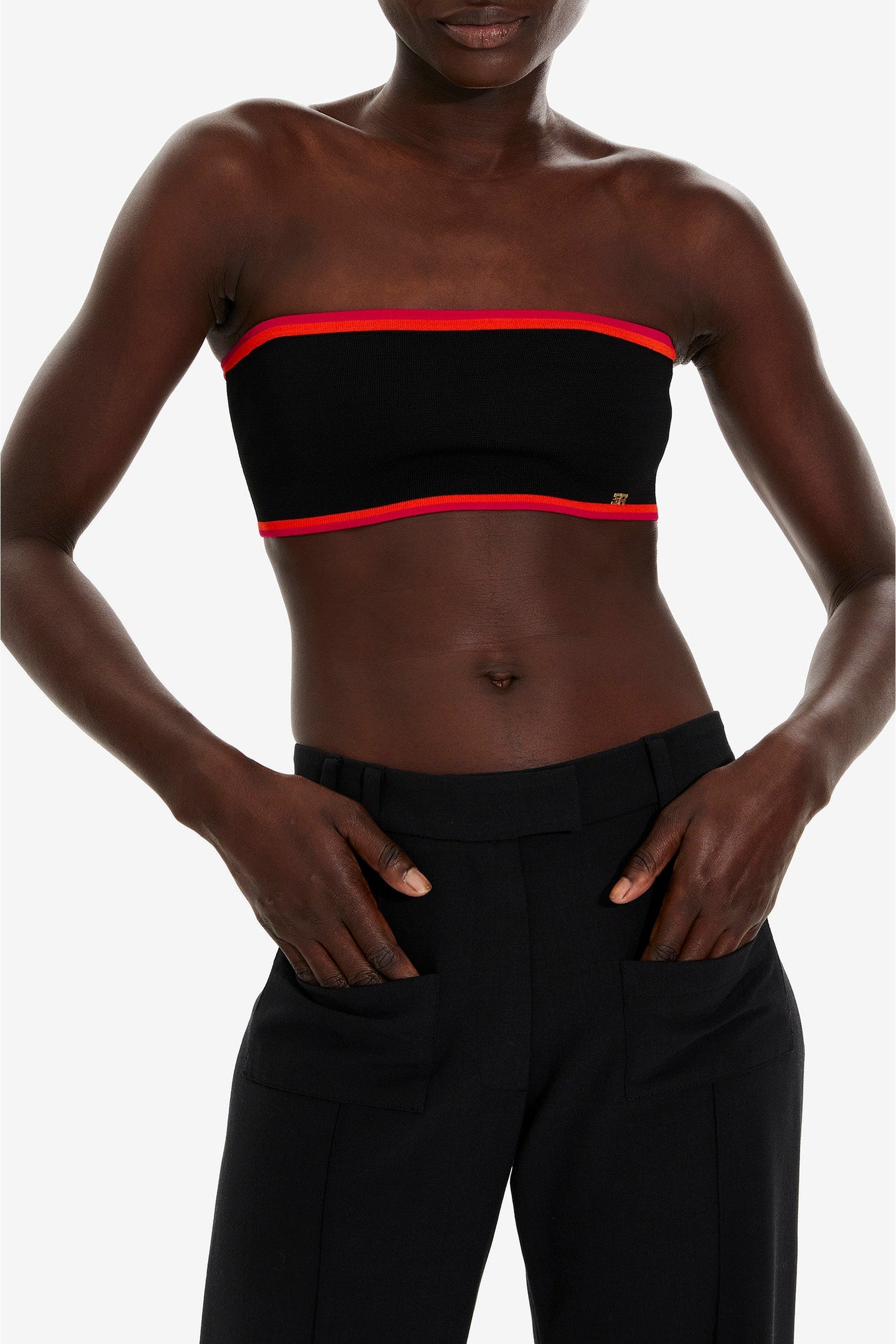 Bandeau avec bords contrastants - Noir