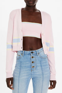 Cardigan rayé - Baby Rose