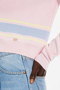 Cardigan rayé - Baby Rose