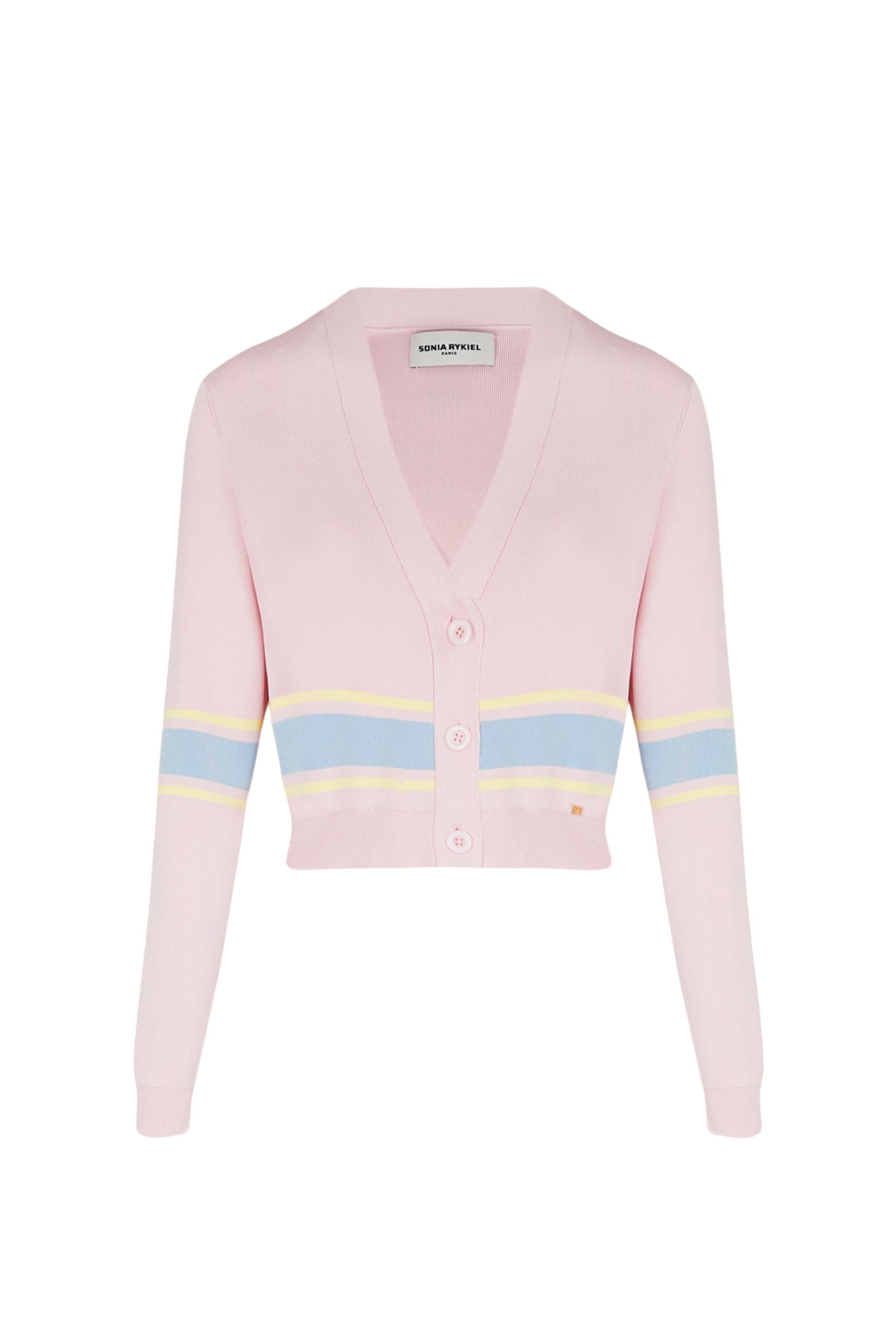 Cardigan rayé - Baby Rose