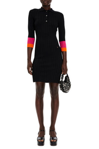 Robe courte côtelé - Noir