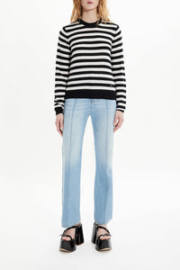 Pull Poorboy Forever en laine - Noir & Blanc