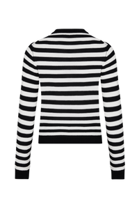 Pull Poorboy Forever en laine - Noir & Blanc
