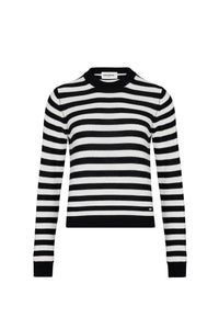 Pull Poorboy Forever en laine - Noir & Blanc