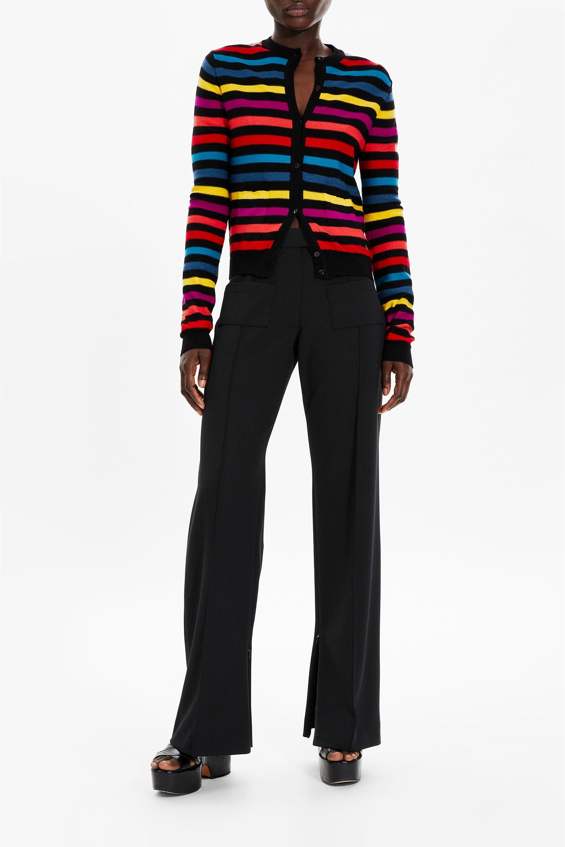 Cardigan Rykiel Forever en laine - Multicolor