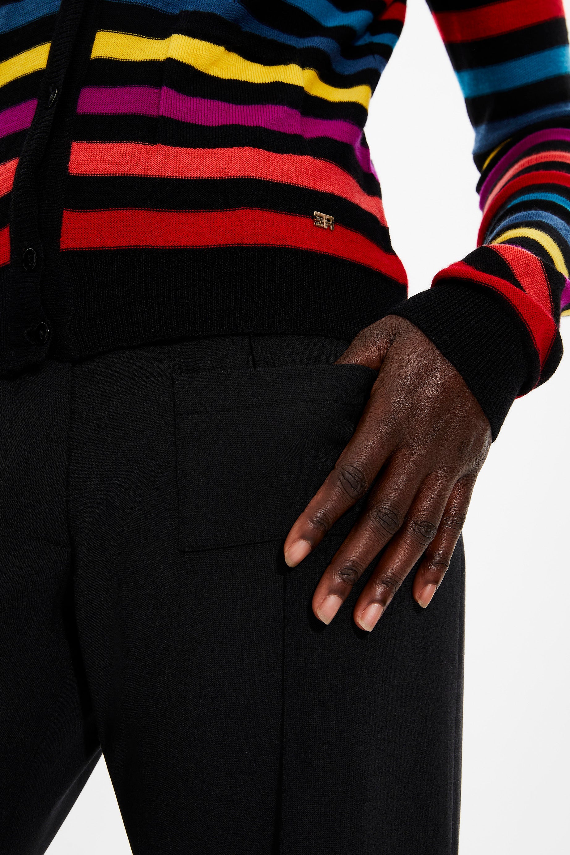 Cardigan Rykiel Forever en laine - Multicolor