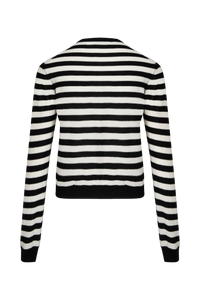 Cardigan Rykiel Forever en laine - Noir & Blanc