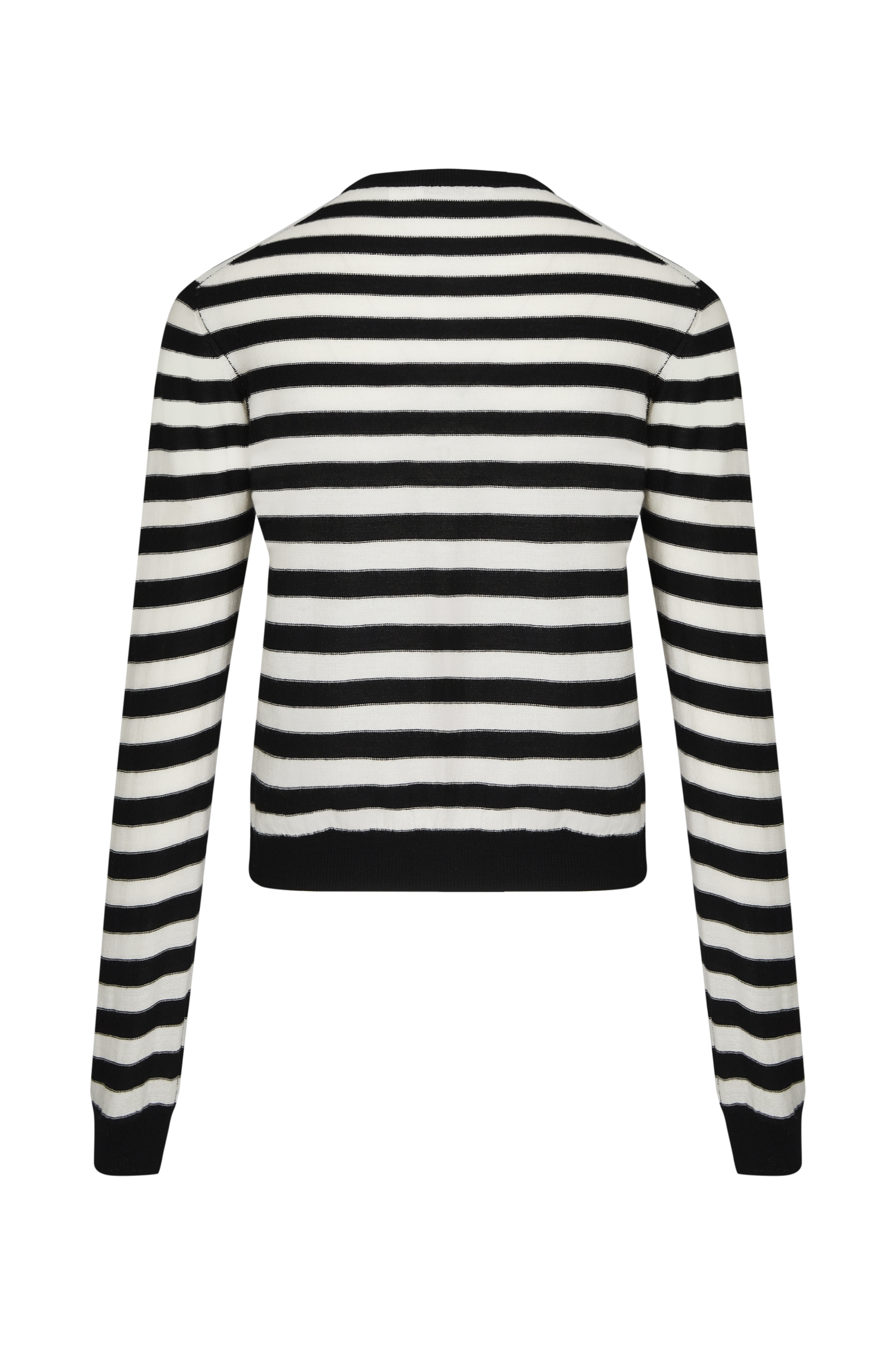 Cardigan Rykiel Forever en laine - Noir & Blanc