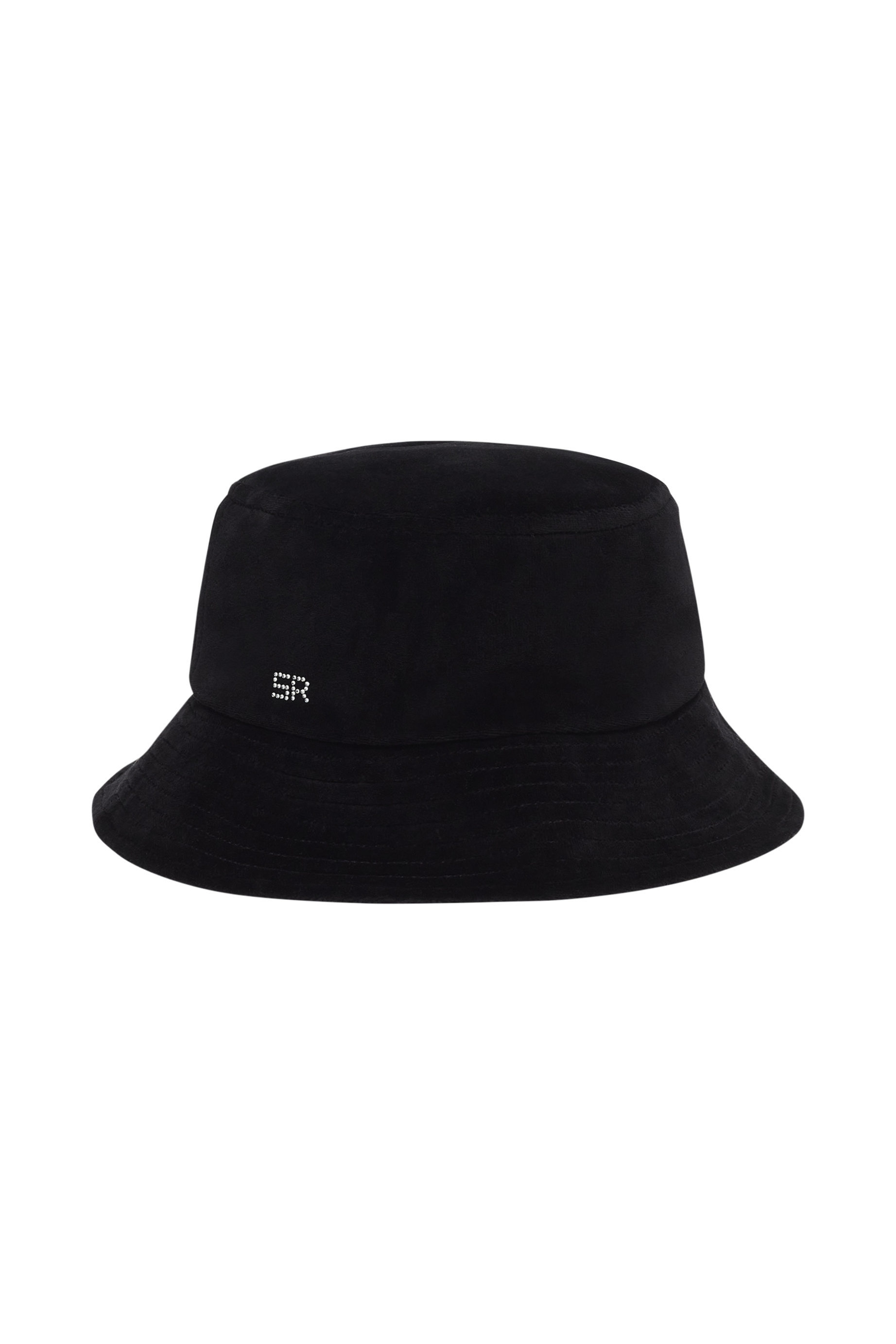 Chapeau bob à strass - Noir