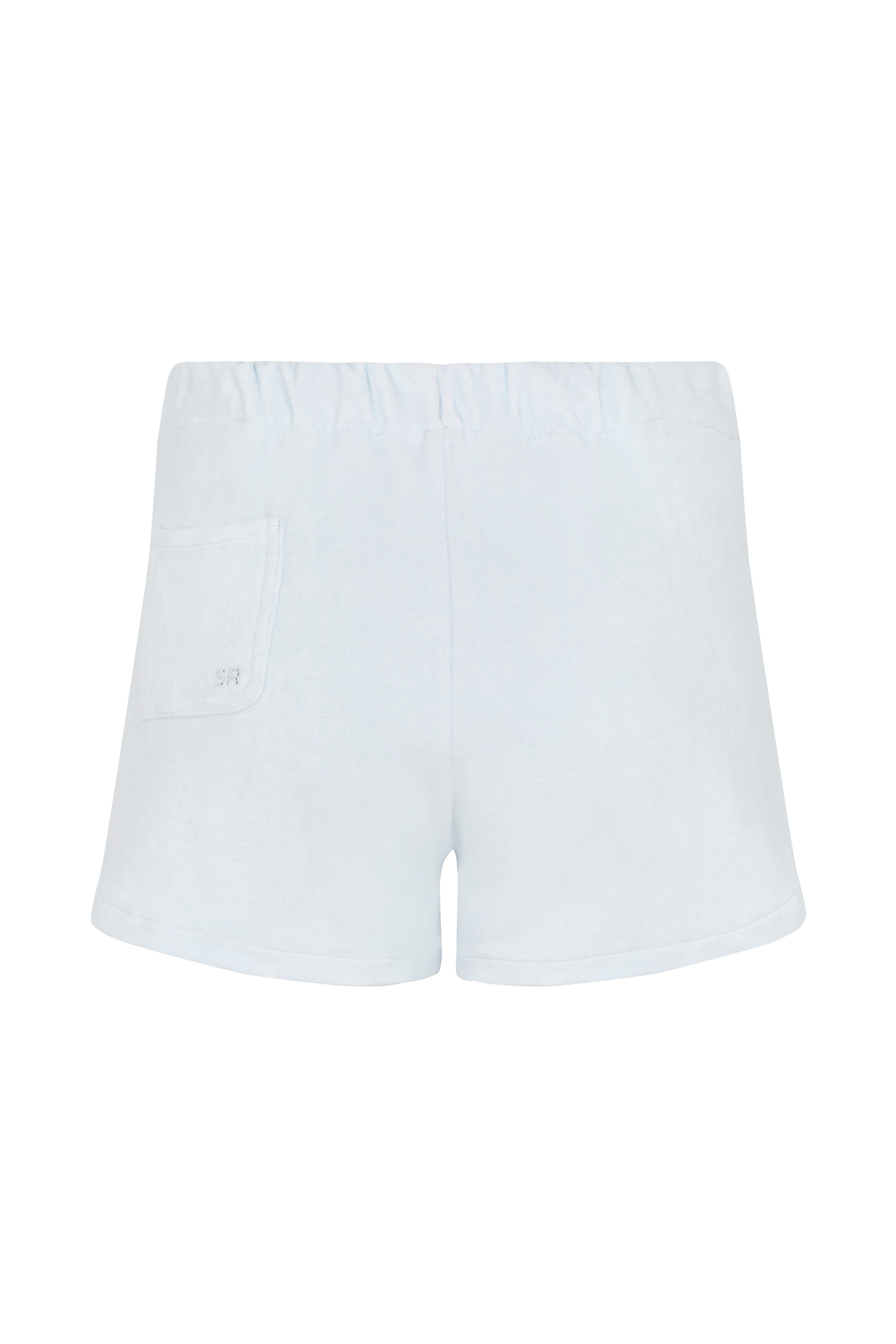 Short velours à strass - Baby Blue
