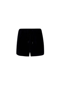 Short velours à strass - Noir
