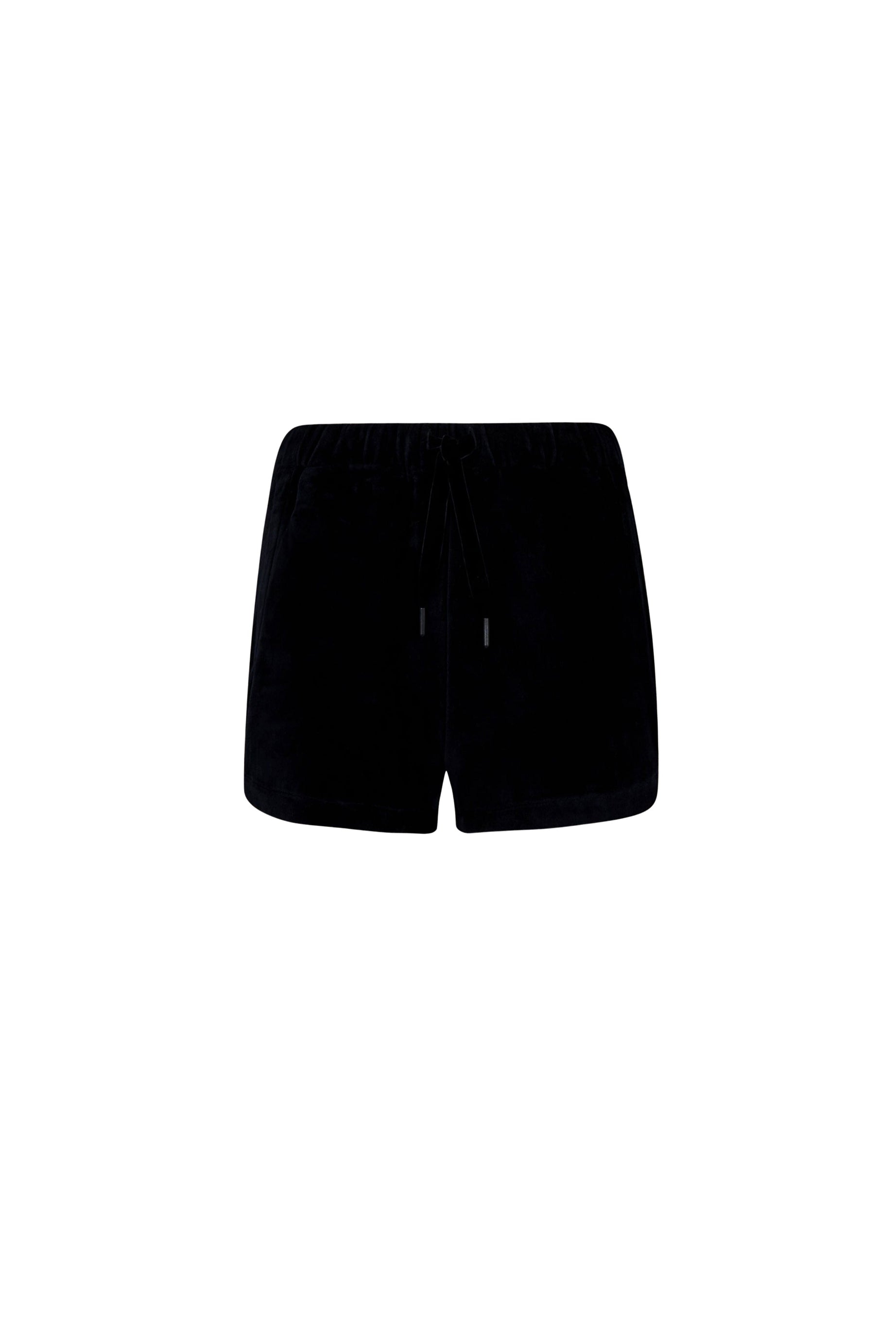 Short velours à strass - Noir