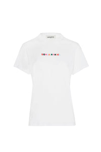 T-shirt Sonia Rykiel coloré - Blanc