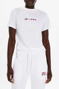 T-shirt Sonia Rykiel coloré - Blanc