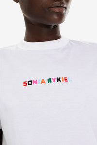 T-shirt Sonia Rykiel coloré - Blanc