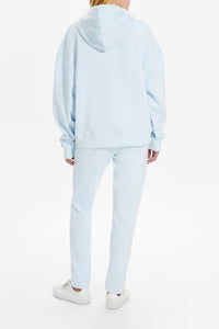 Sweat à capuche oversize signature - Baby Blue