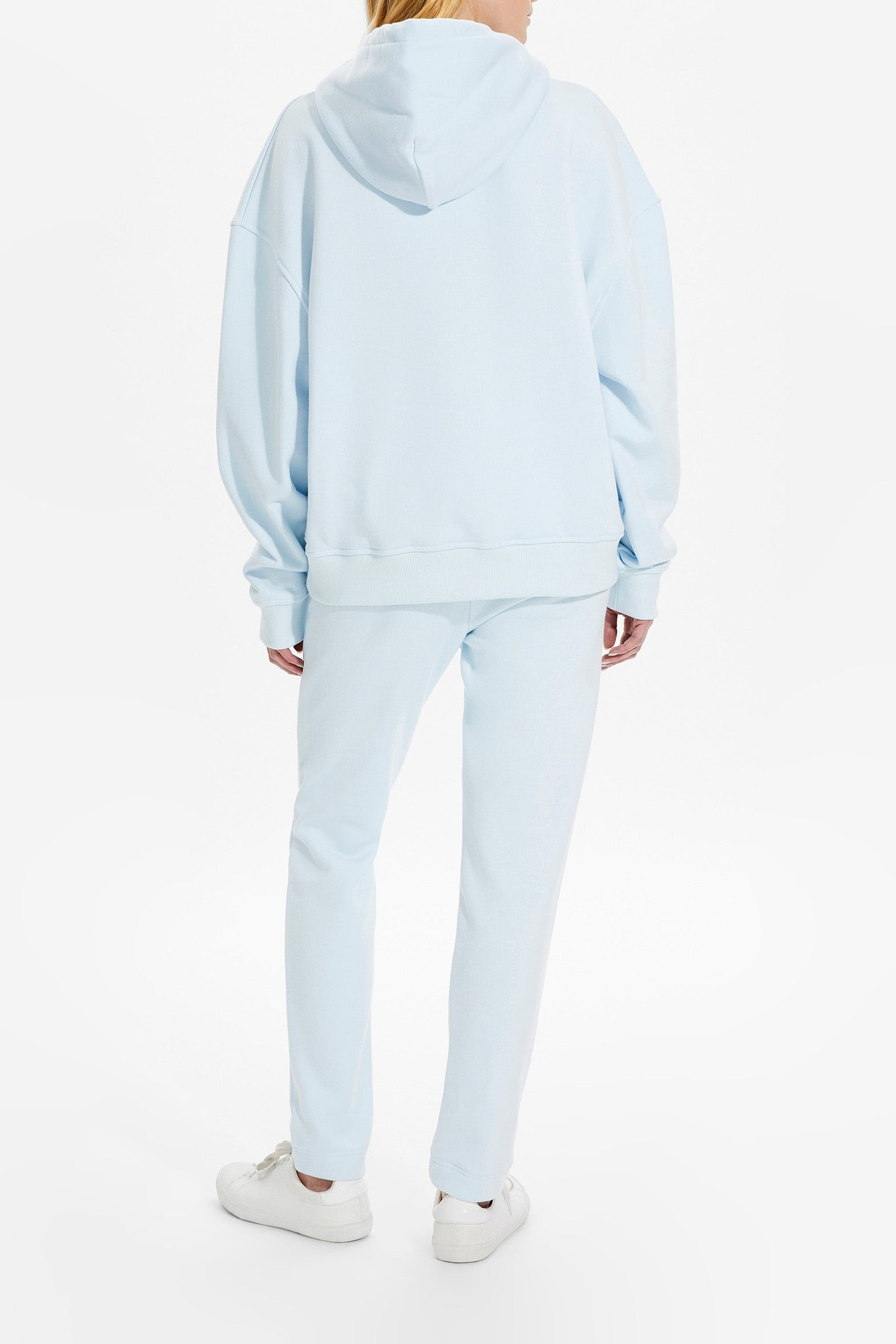 Sweat à capuche oversize signature - Baby Blue