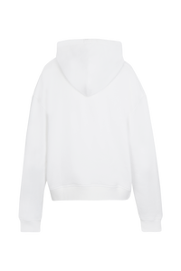 Sweat à capuche oversize signature - Blanc