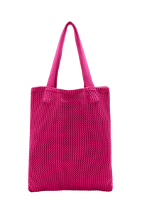 Sac tote crochet - Fuchsia