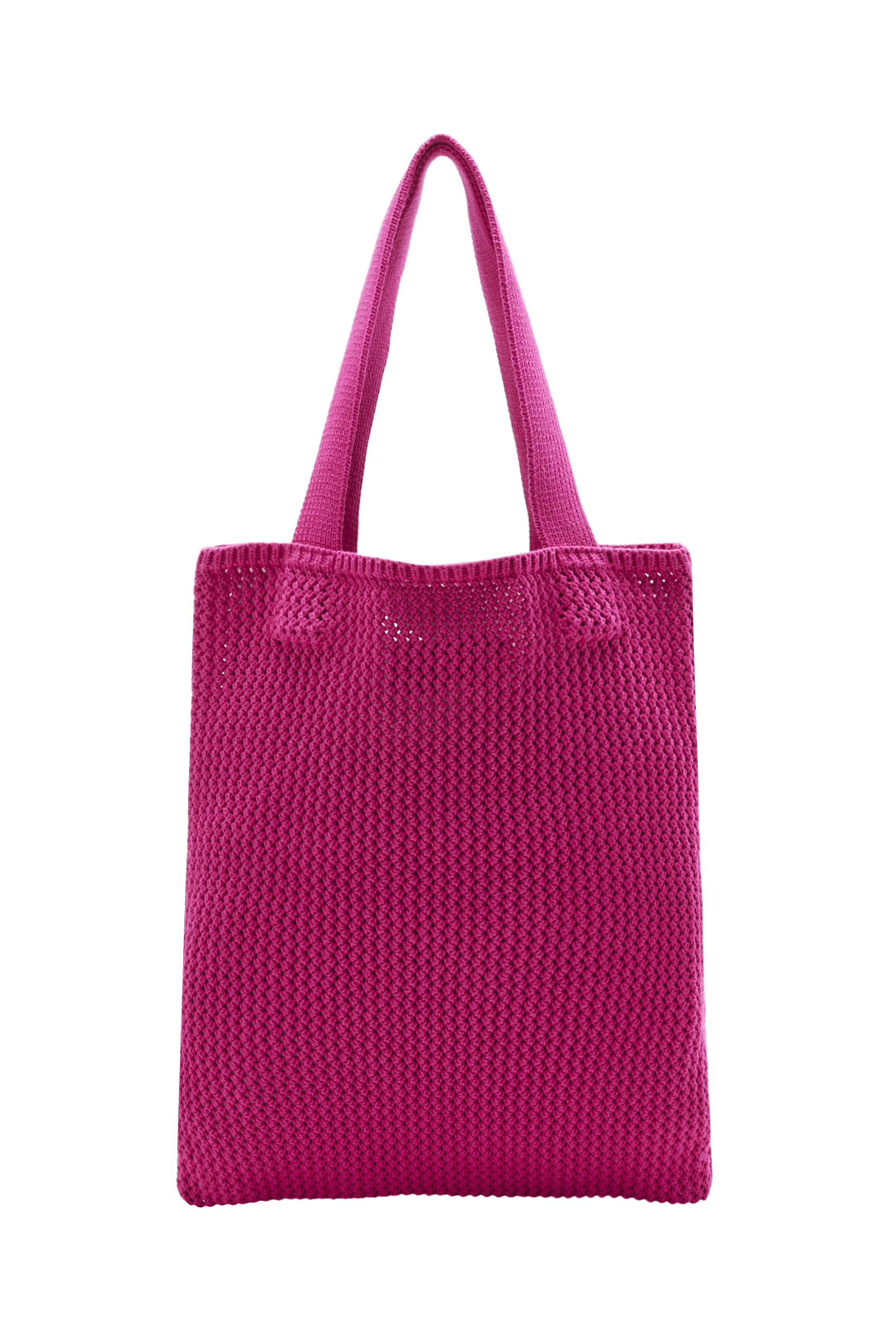 Sac tote crochet - Fuchsia