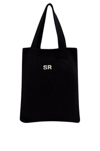 Sac tote crochet - Noir