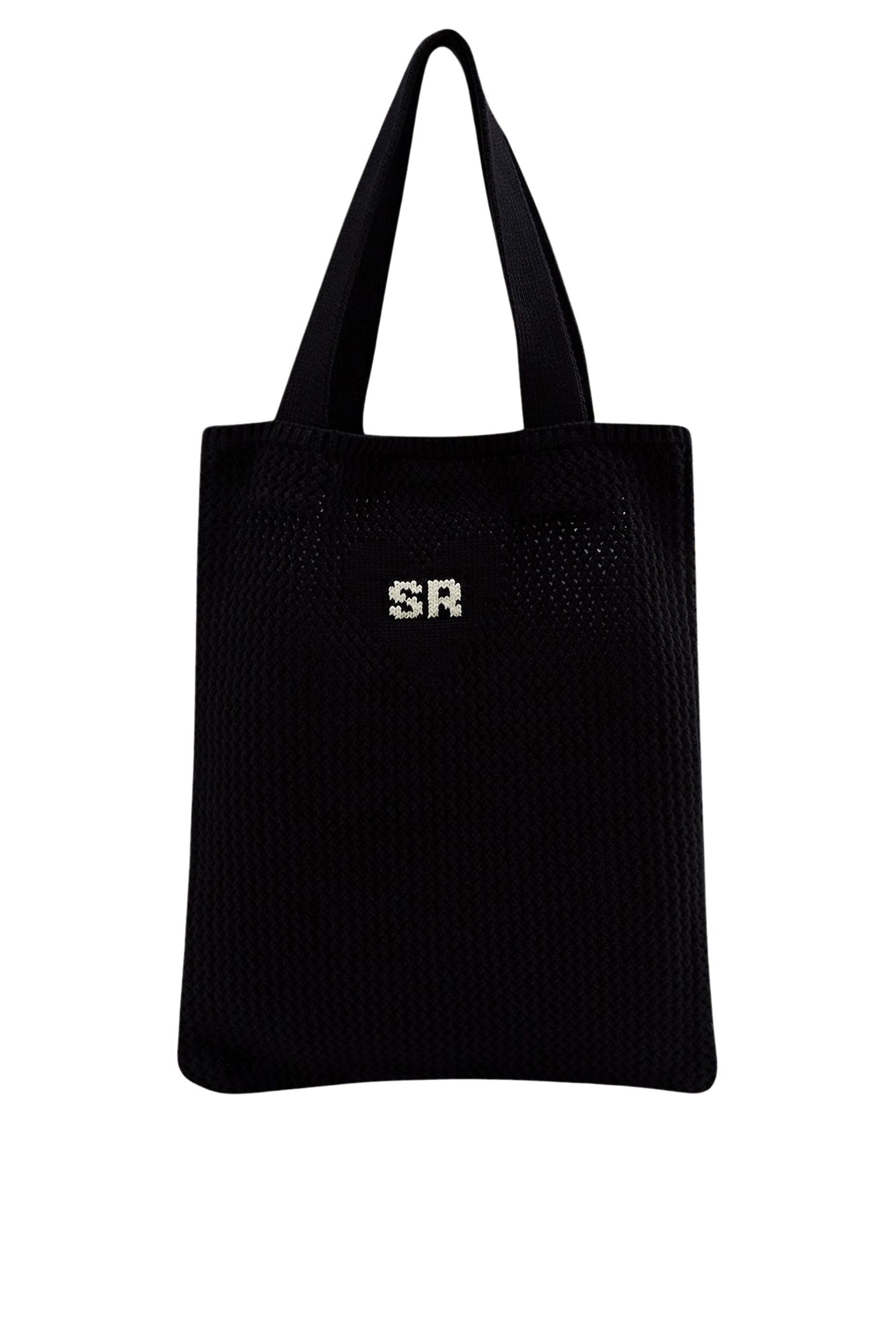 Sac tote crochet - Noir