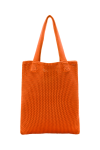 Sac tote crochet - Corail
