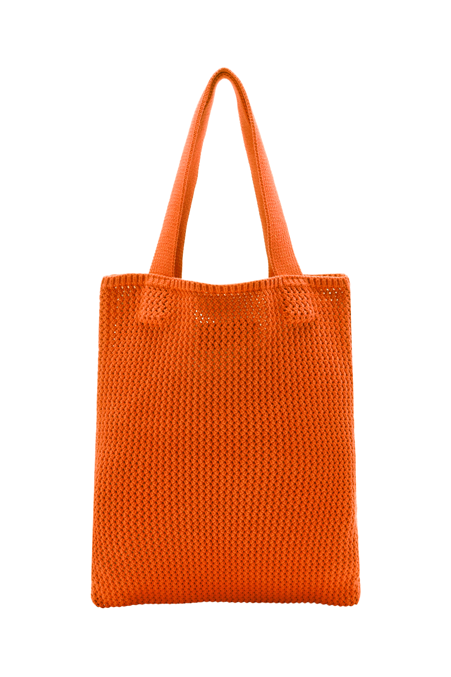 Sac tote crochet - Corail