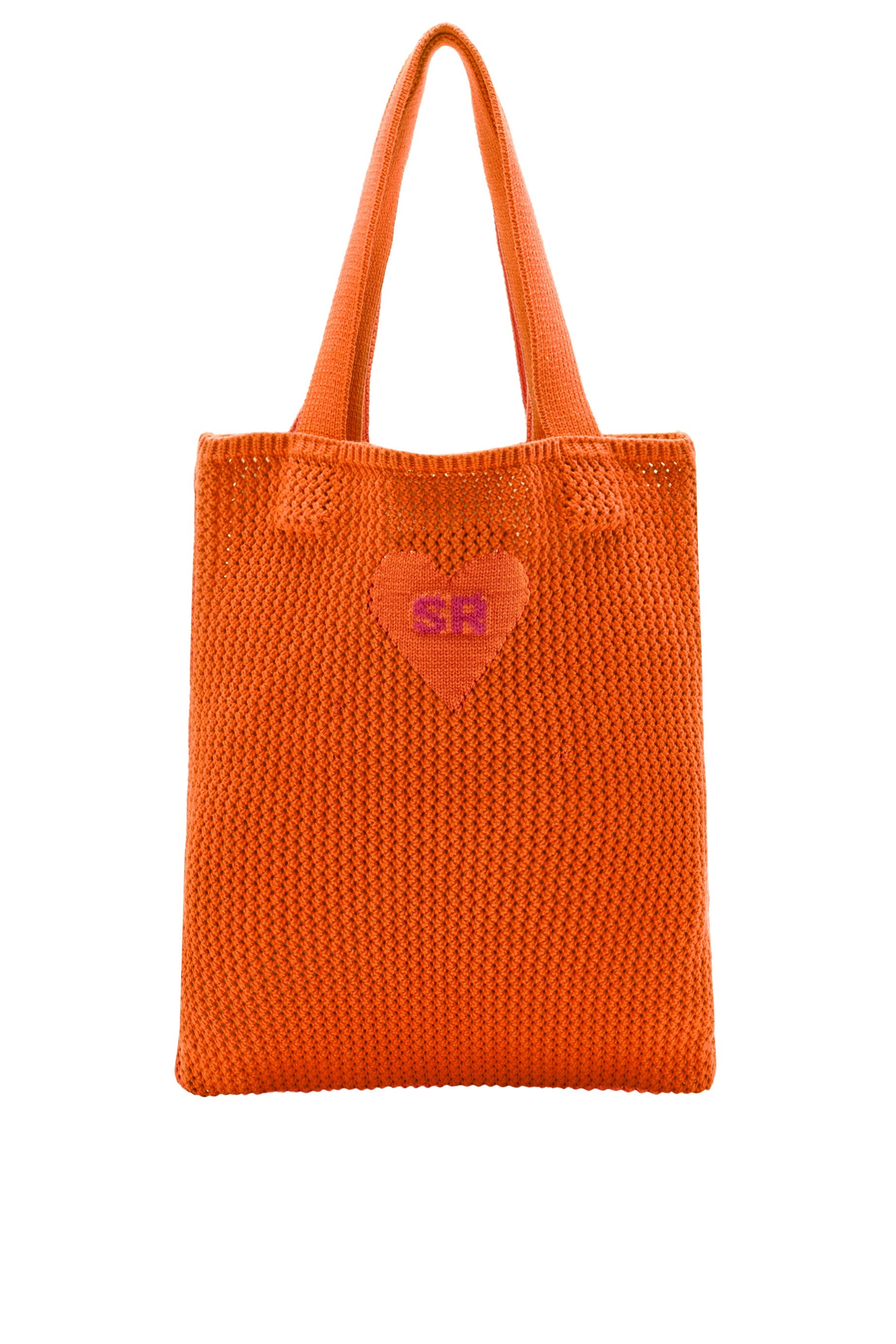 Sac tote crochet - Corail