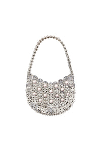 Sac Moon 1969 à disques - Silver & Light Pink