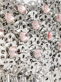 Sac Moon 1969 à disques - Silver & Light Pink