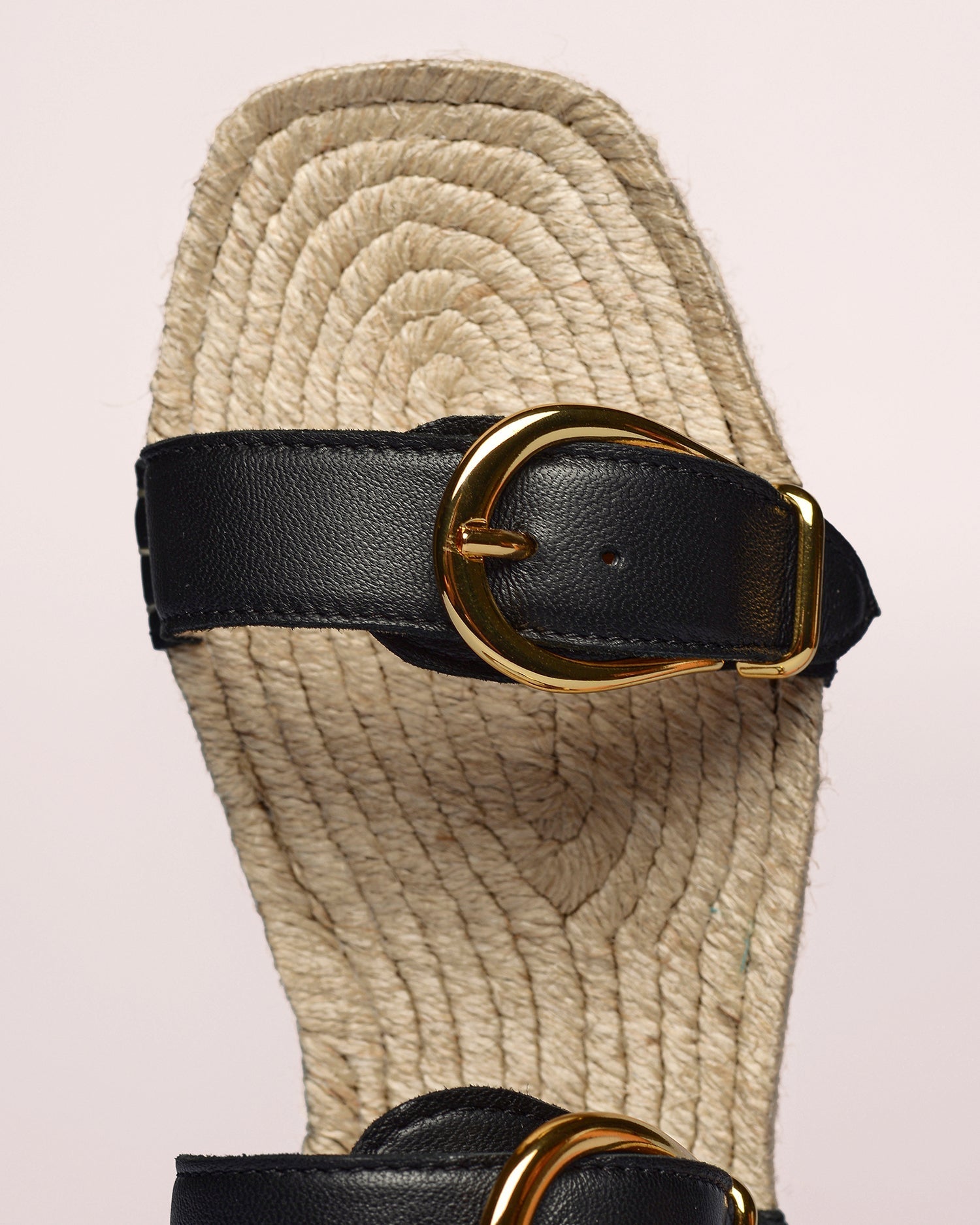 Sandales Munga espadrilles à bout carré - Black