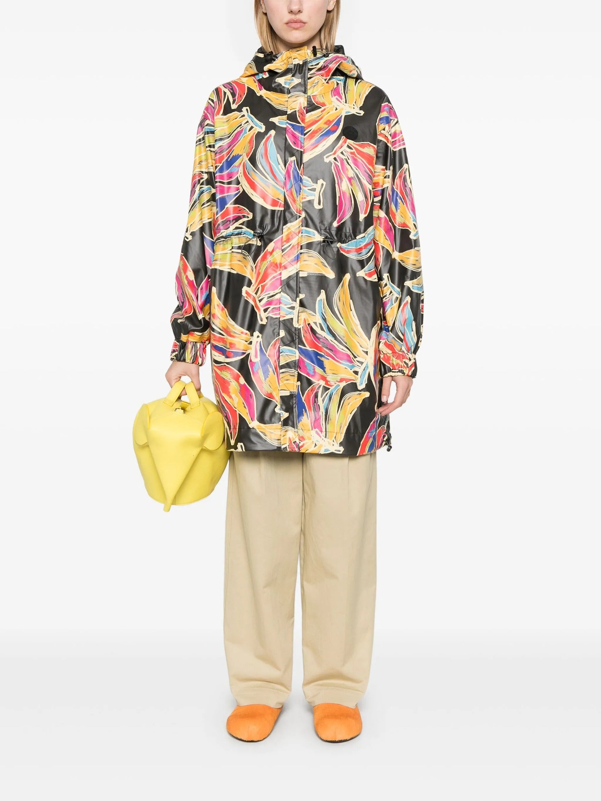 Imperméable court Bananas artistiques - Multicolore