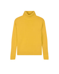 Pull Light à col roulé Baby en cachemire - Yellow