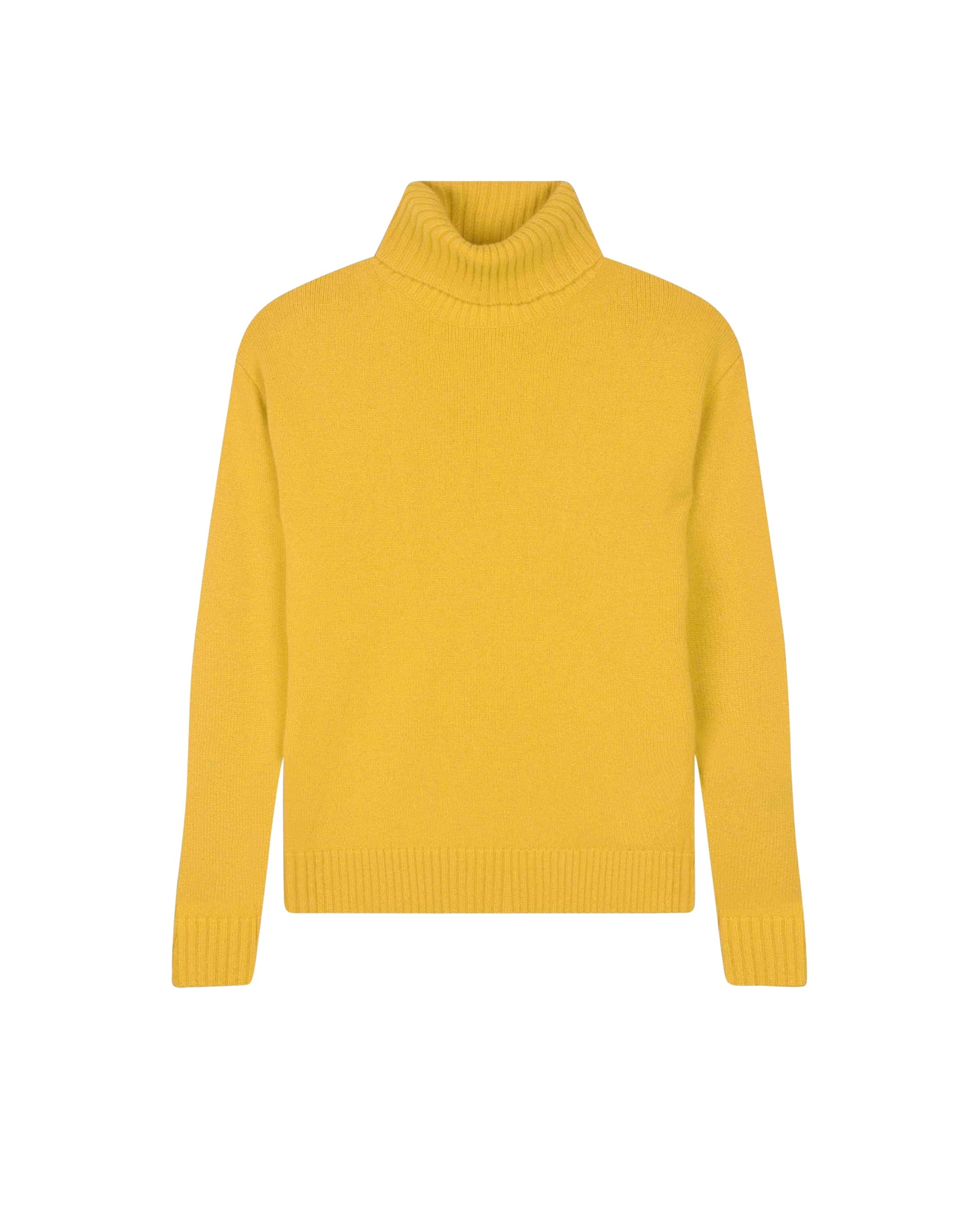Pull Light à col roulé Baby en cachemire - Yellow