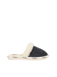 Mules Woody en cuir - Somber Grey